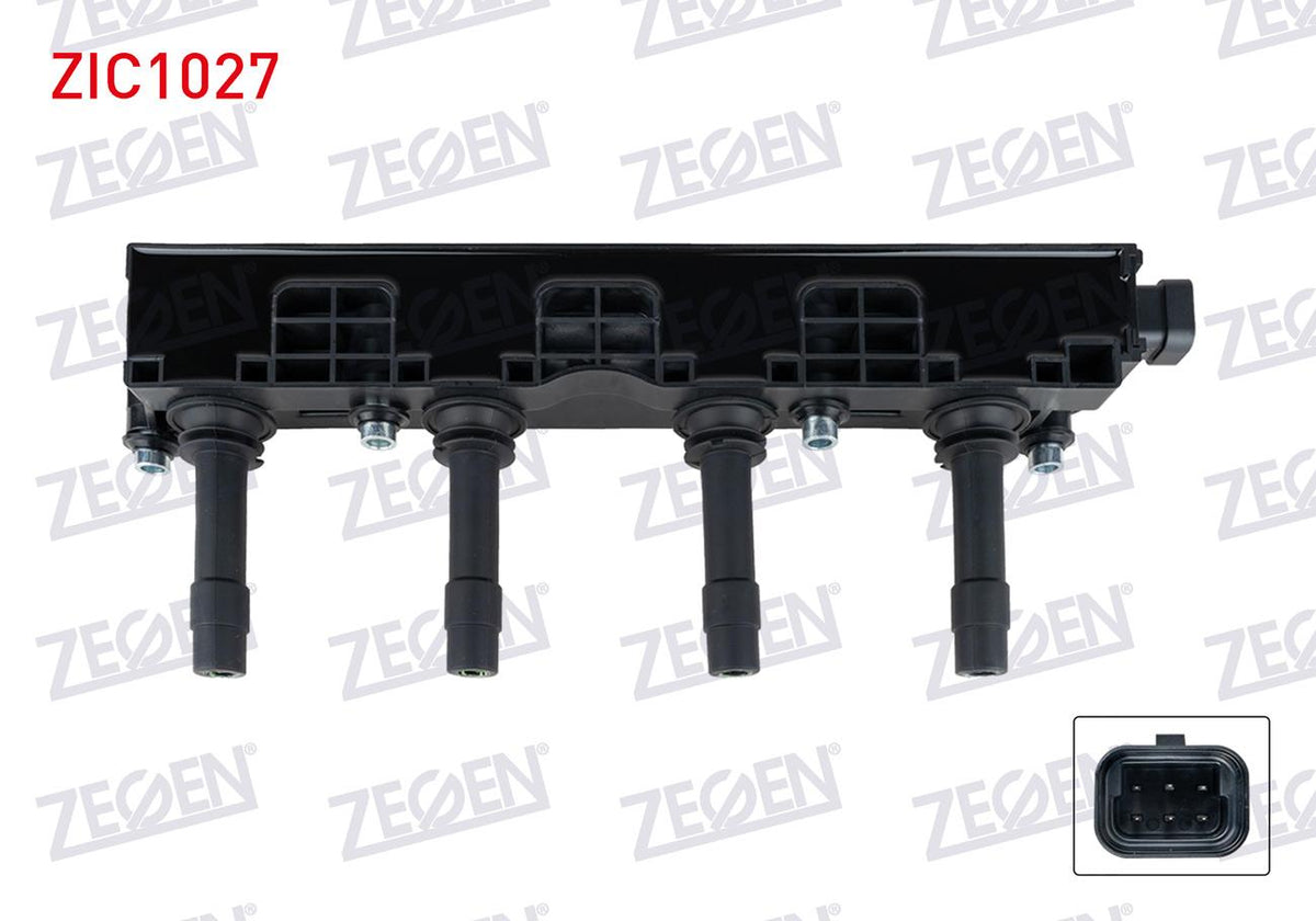 Zegen ZIC1027 Ignition Coil Opel Astra G 1.6 16V 1998-2005 / Astra F 1.6i 1991-1998 / Meriva A 1.6 2003-2010 — Coils & Plugs