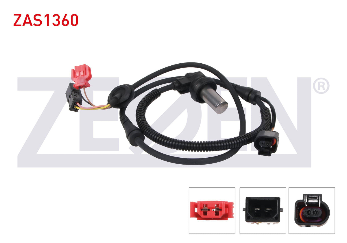 Zegen ZAS1360 ABS Sensor Front Left-Right VW Passat B5 96-00 / Audi A4 B5 94-01 / Skoda Superb I 01-08 — Brake Sensors & ABS