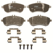 trw gdb2056 front brake pad set, trw gdb2056 installation instruction, trw gdb2056 brake pads close-up TRW GDB2056 Front Brake Pad Set for E-Series and C-Series Vehicles - Quality and Precision for Car Owners and Mechanics TRW GDB2056 Front Brake Pad Set - Quality Performance brake-pads, trw-gdb2056, front-brake-pad-set, car-accessories, braking-system, automotive-parts, mechanics-tools, car-owners, high-performance, ai-generated