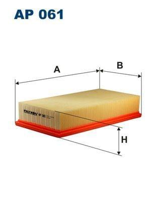filtron ap061 air filter for ford transit t15, technical specifications of filtron ap061 air filter FILTRON AP061 Air Filter - Quality Replacement for Ford Transit T15 | 12.3 in x 5.9 in x 2.2 in FILTRON AP061 Air Filter - Fits Ford Transit T15 filtron, air-filter, ford-transit, automotive-parts, engine-performance, vehicle-maintenance, car-accessories, replacement-parts, filter, ai-generated