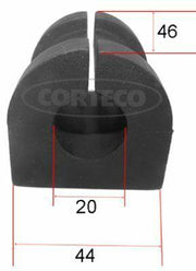 corteco-stabilizer-bushing-rear-axle, corteco-49363595-mitsubishi-outlander, corteco-peugeot-4007-stabilizer-bushing CORTECO 49363595 | Stabilizer Bushing for Mitsubishi Outlander, Citroen C-Crosser, Peugeot 4007 | Rear Axle CORTECO 49363595 | Stabilizer Bushing for Mitsubishi Outlander corteco, stabilizer-bushing, rear-axle, mitsubishi-outlander, citroen-c-crosser, peugeot-4007, vehicle-maintenance, car-parts, suspension, ai-generated