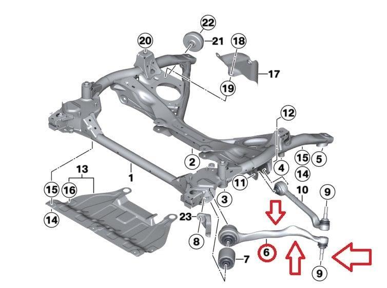 bmw-f30-front-left-upper-control-arm, lemforder-bmw-control-arm-detail Lemforder BMW 3 Series F30 Front Left Upper Control Arm | Compatible with Most Models Lemforder BMW 3 Series F30 Front Left Control Arm bmw, f30, control-arm, lemforder, car-parts, automotive, auto-repair, car-mechanics, upper-control-arm, ai-generated