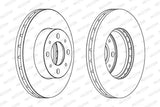 FERODO DDF1179 Disc Brake for 04 Panda 500 — Brake Rotors & Drums