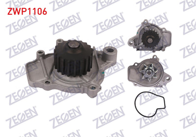 Zegen ZWP1106 Water Pump Honda Civic VI 1.6i 1995-2001 /Civic IV 1.5i 1987-1993 /Euro Civic 1.4i 19 — Water Pump & Thermostat