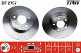 TRW DF2757 — Brake Rotors & Drums