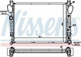 NISSENS 62547A Radiator - Built-in Oil Cooler, Aluminum Cooling — Oil System
