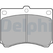 delphi lp935 front brake pads, delphi lp935 specifications, front brake pads for mazda 323 DELPHI LP935 Front Brake Pads - Low-Metallic Material | Fits 90-99 MA.323 1.8-2.0 DELPHI LP935 Front Brake Pads for 90-99 MA.323 brake-pads, delphi, mazda-323, auto-parts, braking-system, car-maintenance, mechanics, low-metallic, fren-balata, ai-generated