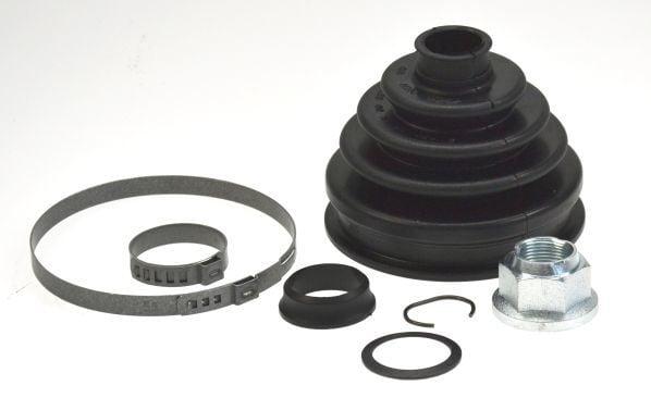 gkn axle boot set front view, gkn axle boot closeup, gkn axle boot high-performance replacement view GKN 303094 Axle Boot Set - Durable NBR Material for Mechanics and Automobile Owners | High-Performance Replacement GKN 303094 Axle Boot Set for Vehicles gkn, axle-boot, mechanics, automobile-owners, vehicle-parts, replacement-parts, durable-material, car-maintenance, auto-repair, ai-generated