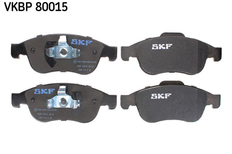 SKF VKBP80015 Front Brake Pad Fluence Duster Dokker Megane III Scenic III 1.5 dCi — Brake Pads