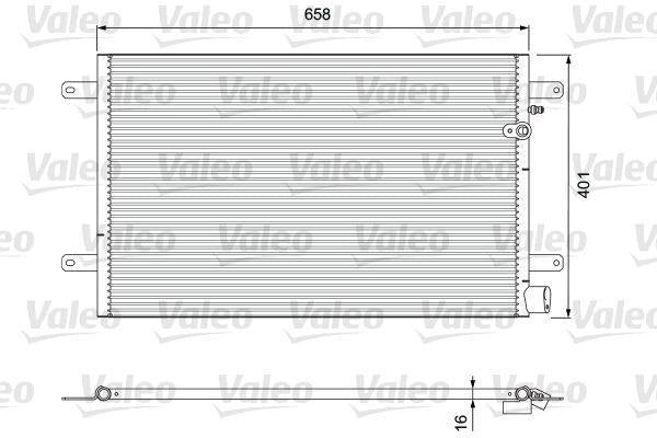 VALEO 814004 Audi A6 A/C Condenser - Aluminum — Condensers & Evaporators