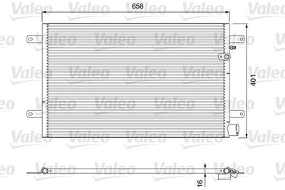 VALEO 814004 Audi A6 A/C Condenser - Aluminum — Condensers & Evaporators