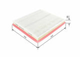 BOSCH F026400596 Air Filter - Ford Custom 2018-2021 2.0 Ecoblue — Air & Cabin Filters