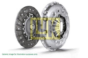 luk 627304209 clutch set front view, automatic adjustable clutch set 270mm, car maintenance clutch replacement LUK 627304209 Clutch Set - 270mm Automatic Adjustment for Car Owners and Mechanics | 2.4Dı-D LUK 627304209 Clutch Set - 270mm Automatic Adjust luk, clutch-set, 270mm, automatic-adjustment, car-maintenance, mechanics-tools, car-owners, vehicle-parts, ai-generated, auto-repair
