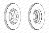 FERODO Front Brake Discs DDF1426C-1 for Volvo S60, V70, XC90 — Brake Rotors & Drums