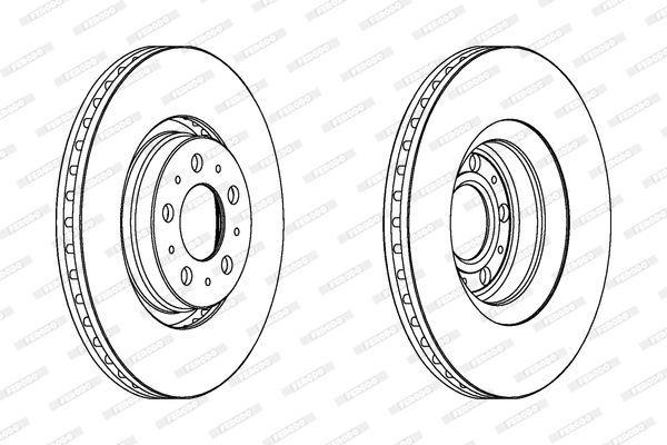 ferodo front brake disks for volvo s60 v70 xc90, technical specifications of ferodo brake disks, packaging of ferodo brake disk set FERODO Front Brake Discs DDF1426C-1 for Volvo S60, V70, XC90 | 2 Pieces FERODO Front Brake Discs for Volvo | Durable & High Performance ferodo, front-brake-discs, volvo-brake-parts, automotive-repair, car-owners, mechanics, braking-systems, performance-parts, high-durability, ai-generated
