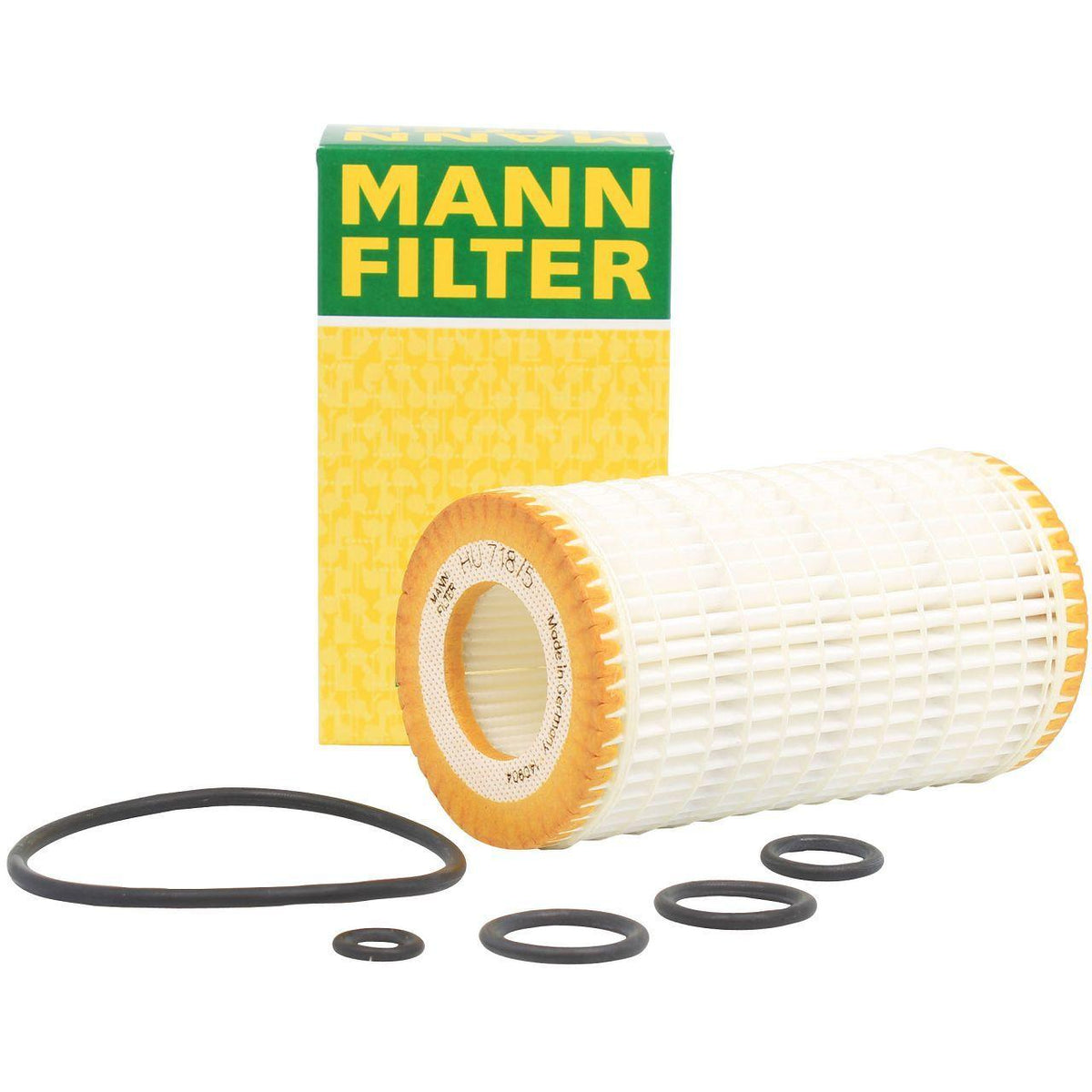 Mann Mercedes W211 E320 Oil Filter - Includes O-Ring and Bolt Seals — Oil Filters