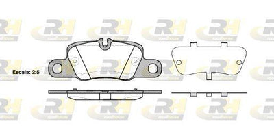 ROADHOUSE 21401.00 Brake Pad Panamera 09-Xx — Brake Pads