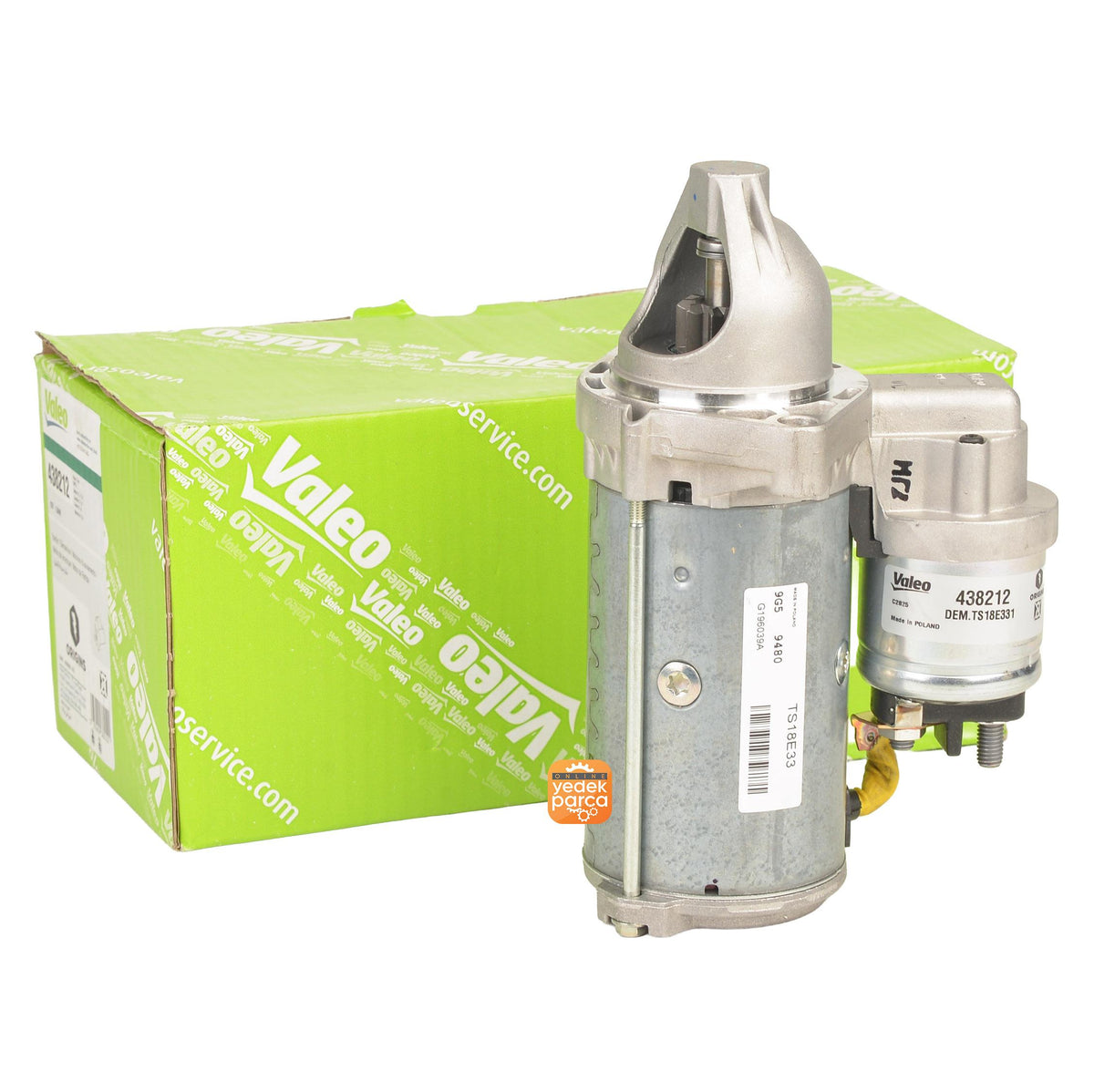 Valeo 438212 Opel Corsa C/D Astra H/J Combo C Meriva A/B 1.3 CDTi Starter Motor 1.8 KW — Starting & Charging