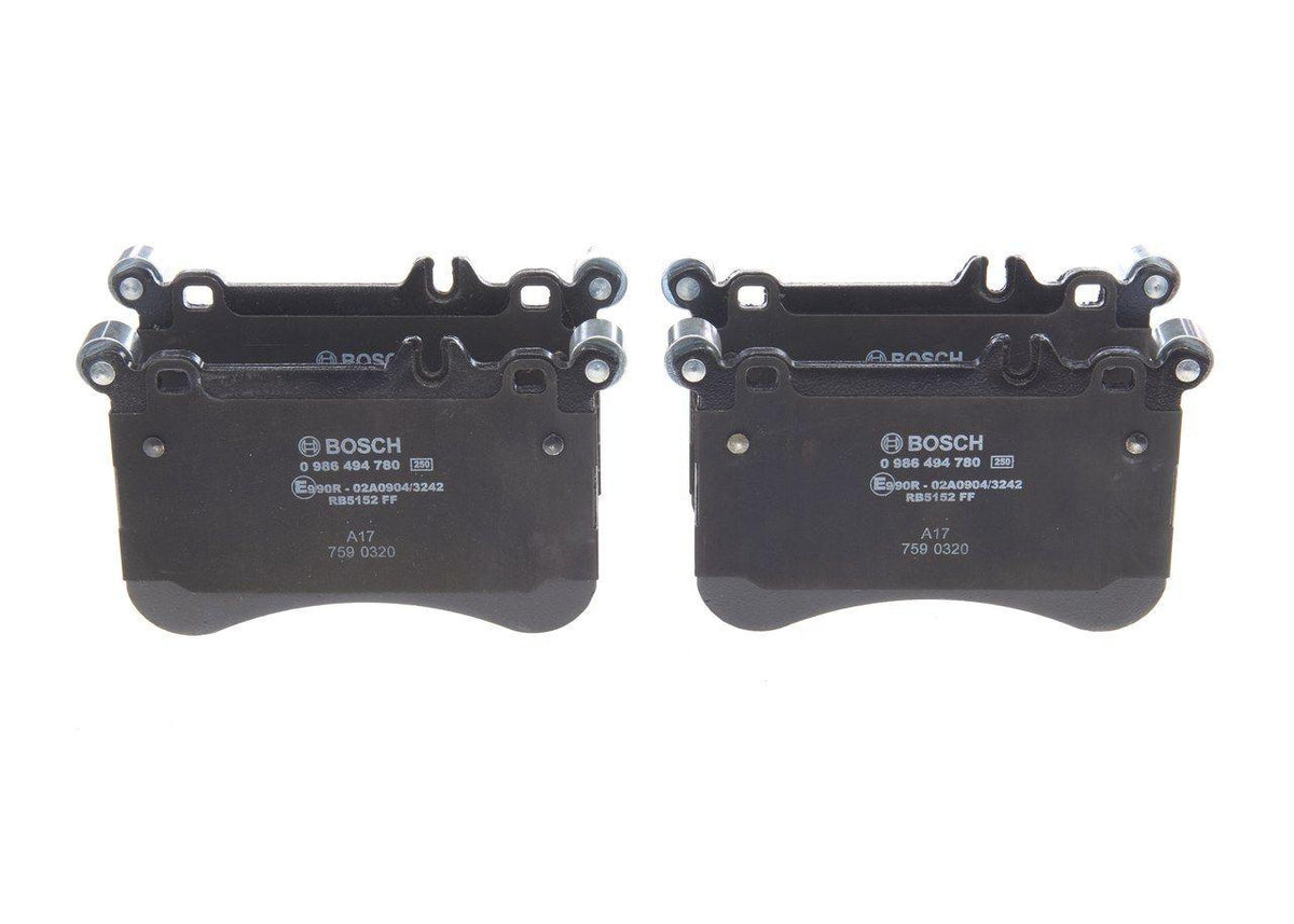 Bosch 0986494780 Brake Pad Front Mercedes CLS C218 E W212 SLC-SLK R172 S W221 CL C216 05-17 — Brake Pads