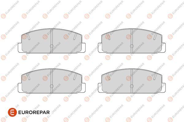 Eurorepar 1686271680 Psa / Erp Brake Pad Rear (107mm) 323 98-(Repair Set Kit) Gdb3088