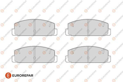 Eurorepar 1686271680 Psa / Erp Brake Pad Rear (107mm) 323 98-(Repair Set Kit) Gdb3088 — Brake Pads