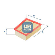 ufi filtre air filter for megane ii and scenic ii, technical specifications of ufi filtre air filter, installation of ufi filtre air filter UFI FILTRE Air Filter - Compatible with Megane II and Scenic II | 1.5 DCI / 1.6 16V UFI FILTRE Air Filter for Megane II Scenic II ufi-filtres, air-filter, megane-ii, scenic-ii, car-parts, engine-performance, mechanics, car-owners, automotive, ai-generated