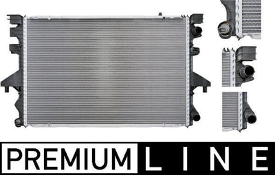 Mahle CR583000P VW Transporter T5 2.5 TDI AXD AXE BLJ BNZ BPC 03-10 Water Radiator — Radiators & Fans