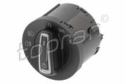 topran headlight switch for vw seat cars, chrome and black headlight switch TOPRAN Headlight Switch - Essential Accessory for VW and Seat Owners | 120941001 TOPRAN Headlight Switch for VW and Seat Cars topran, headlight-switch, vw-accessories, seat-accessories, car-owners, automotive-parts, lighting-control, car-replacement-parts, chrome-finish, ai-generated