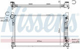 NISSENS Radiator 203 - Built-In Oil Cooler, Aluminum Cooling Fins — Oil System