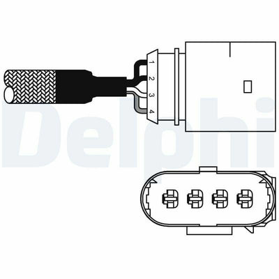 Delphi Lambda Sensor - ES10981-12B1 — Oxygen & Air-Fuel