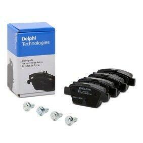 Delphi LP1719 Fiat Stilo Rear Brake Pad Alfa MiTo Bravo II Multipla Delta III — Brake Pads