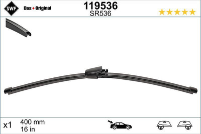 Valeo 119536 BMW G07 X7 Rear Wiper 40 Cm 61627474264 — Wipers