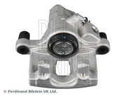 blueprint rear brake caliper adbp450016, view of the rear brake caliper installed, technical specifications of brake caliper BLUEPRINT ADBP450016 Rear Brake Caliper - Fit for Focus II, Mazda 3 & Volvo S40 II | 1.66 kg BLUEPRINT ADBP450016 Rear Brake Caliper - Focus, Mazda, Volvo blueprint, brake-caliper, auto-parts, focus-ii, mazda-3, volvo-s40, rear-brake-caliper, mechanics, car-owners, ai-generated