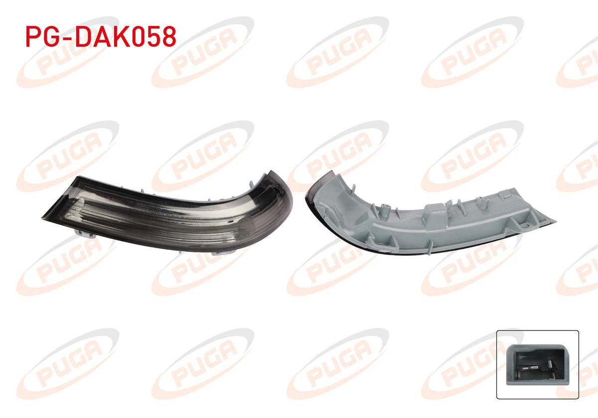 PUGA PG-DAK058 Dikiz Mirror Turn Signal Smoke Right Golf V-VI-Jetta Passat — Tail, Signal & Reflectors