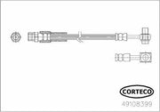 correto-audi-brake-hose-front-view, correto-audi-brake-hose-side-view CORTECO Audi Brake Hose - Q5 2.0 TDI | 13.6 in Length CORTECO Audi Brake Hose Q5 2.0 TDI audi, brake-hose, q5, 2-0-tdi, car-parts, auto-accessories, vehicle-maintenance, correto, ai-generated, braking-system