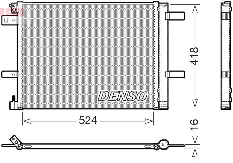 Denso DCN07062 Heater Core Psa — Heater & Blower
