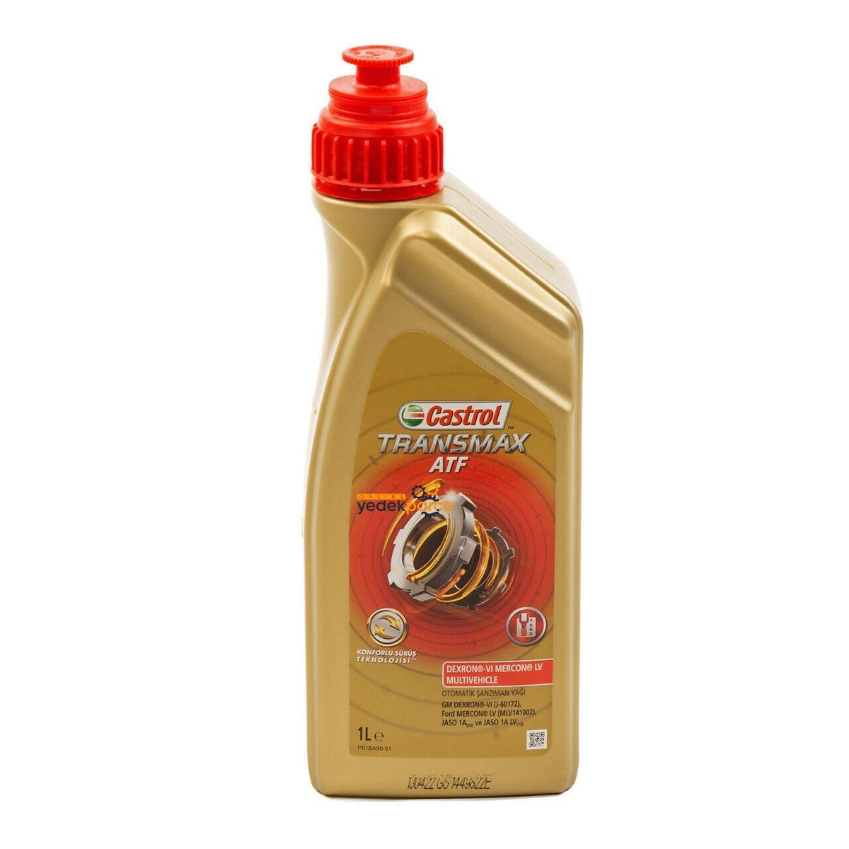 Castrol Transmax ATF Dexron-VI Mercon LV - Multivehicle Automatic Transmission Fluid 1L — Fluids & Chemicals