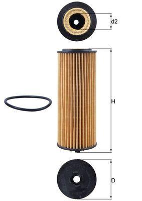 Mahle OX1162D Oil Filter Mercedes W176 W205 W212 W213 W222 C190 C218 M278 — Oil Filters