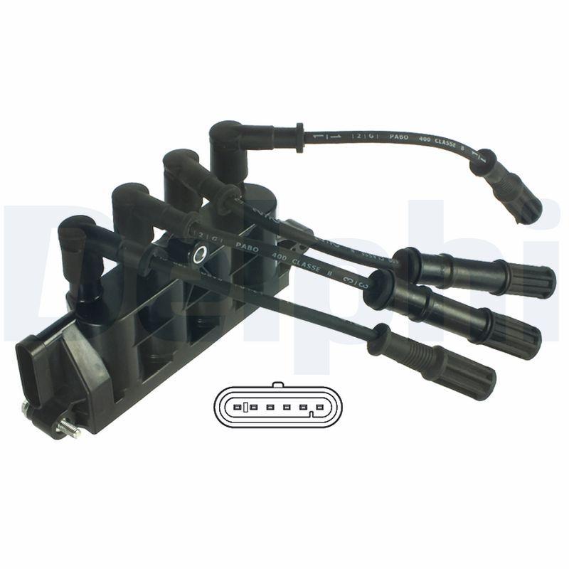 Delphi GN10492-12B1 Ignition Coil (Fiat Idea 1.4 / Linea 1.4 / Grande Punto 1.2 1.4 ) — Coils & Plugs