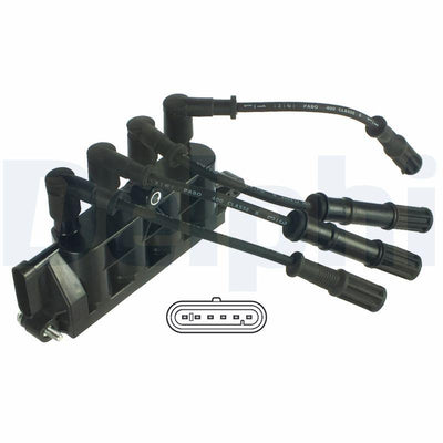 Delphi GN10492-12B1 Ignition Coil (Fiat Idea 1.4 / Linea 1.4 / Grande Punto 1.2 1.4 ) — Coils & Plugs