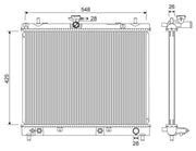 valeo radiator 06 terios 1.5vvt-i, valeo radiator aluminum construction, valeo 701346 specifications VALEO Radiator 06-Terios 1.5Vvti - Durable Aluminum Construction for Car Owners & Mechanics | 548 mm x 425 mm VALEO Radiator 06-Terios 1.5Vvti | Aluminum Design valeo, radiator, 06-terios, car-owners, mechanics, aluminum, engine-cooling, automotive-parts, car-repair, ai-generated