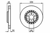 BOSCH Disc Brake 0986479202 - 17 Inch — Brake Rotors & Drums
