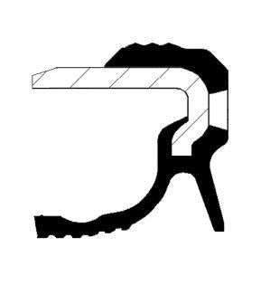 Corteco 82037092 Crankshaft Seal Rear Opel Astra J/K Insignia A/B B16DTH — Gaskets & Seals