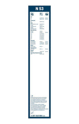 BOSCH Wiper Blade 500mm - Spoiler-Free Design — Wipers
