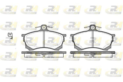 ROADHOUSE 2582.00 Brake Pad Carisma Sedan Station Wagon Da_ Xx — Brake Pads