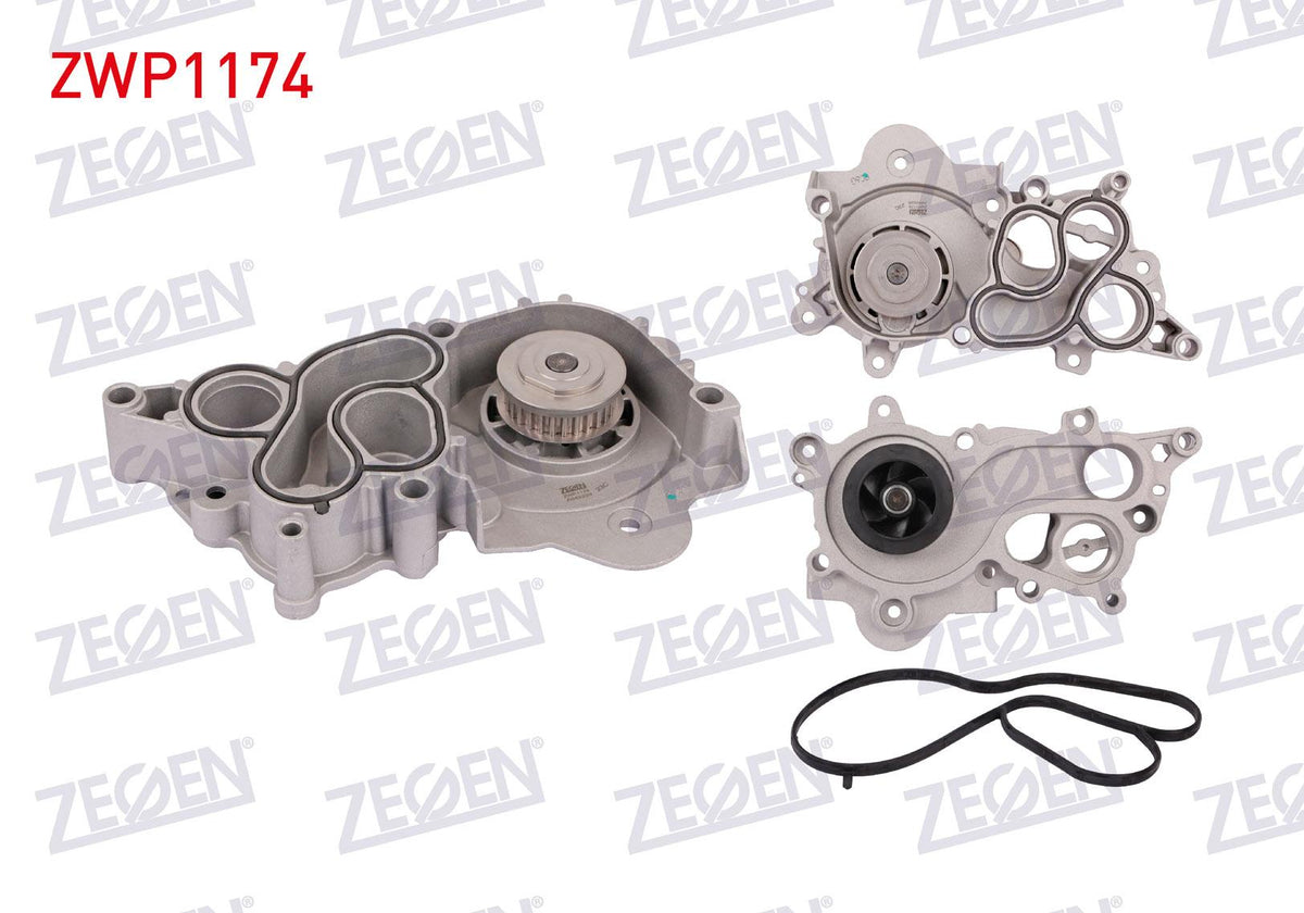 Zegen ZWP1174 Water Pump Volkswagen Golf VII (5G1) 1.2 TFSI 2012-/ Golf VII (5G1) 1.4 TFSI 2012-A1 — Water Pump & Thermostat