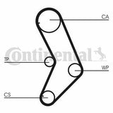 Continental CTAM CT999 Timing Belt - For Palio-Doblo 1.2 8V — Belts