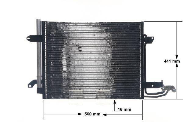 Mahle AC325000S A/C Condenser Kondenser (VW: Caddy III 1.9 TDI 03-08) 8Fc351301-054 — Condensers & Evaporators