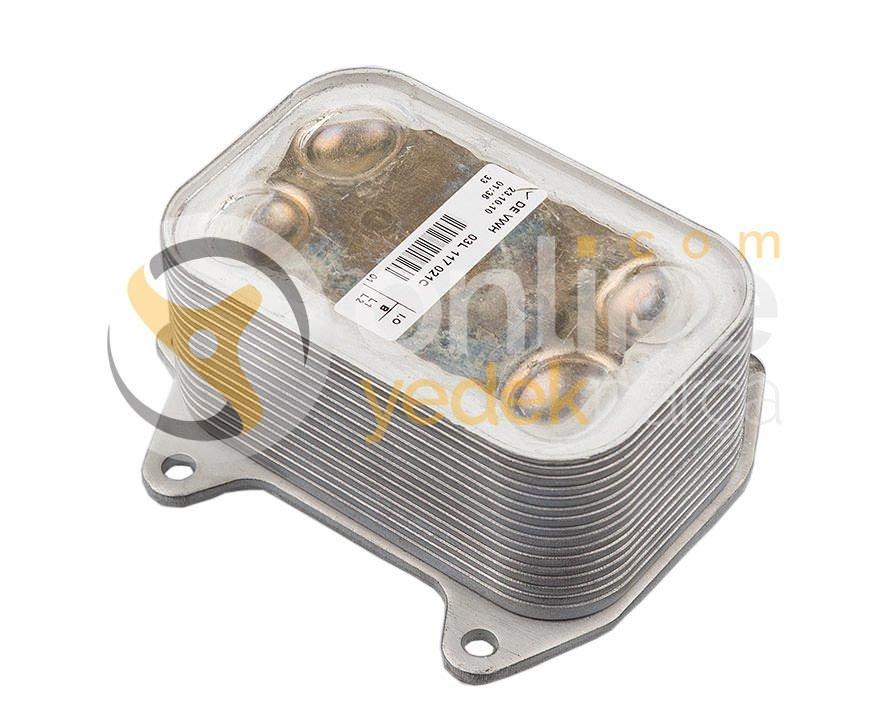 VAG 03L117021C Volkswagen Crafter 2.0 TDI CKUB Motor Oil Cooler Genuine — Oil System