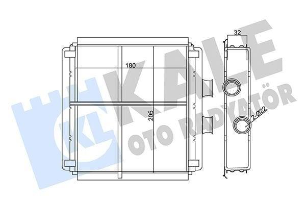 KALE Radiator 346805 - Heater for 07-C Series (W204-S204) & E-Series (W212-S212) — Radiators & Fans